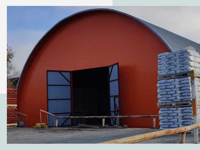 Полукруглые ангары по цене от 614 руб. в Усинск