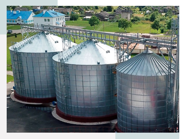 Металлические силосы в Усинске