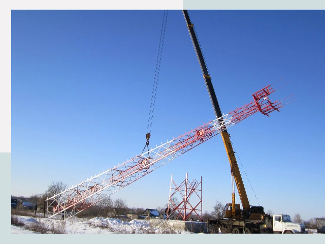 Строительство башен связи в Усинске от 614 руб.