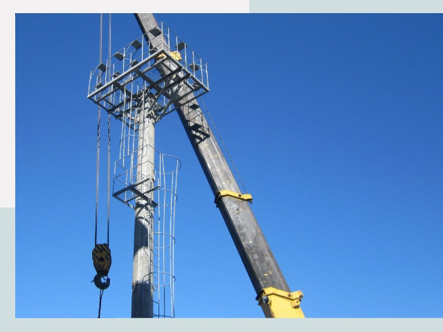 Монтаж осветительных мачт в Усинск от 614 руб.