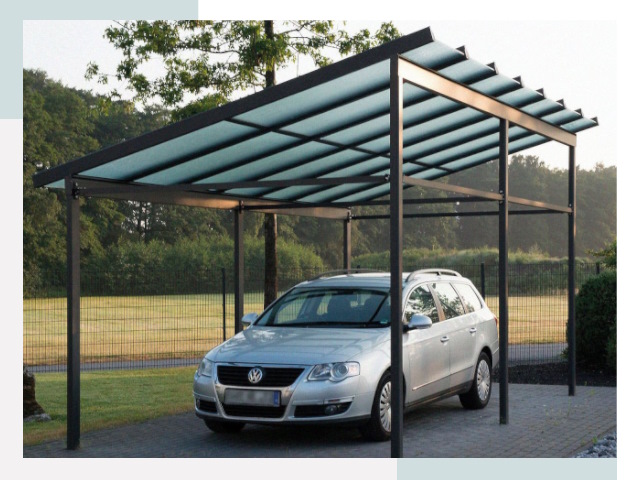 Навесы для автомобилей в Усинске