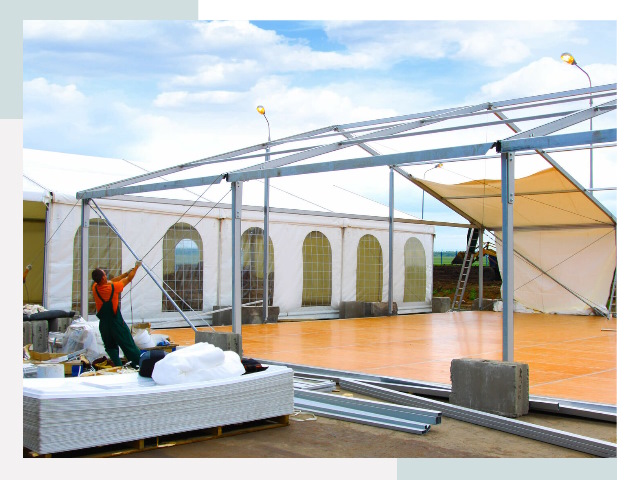 Быстро сборные шатры в Усинске