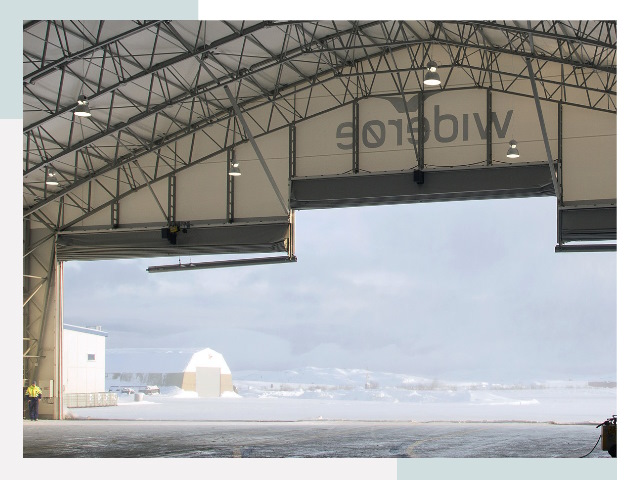 Ворота для ангаров в Усинске