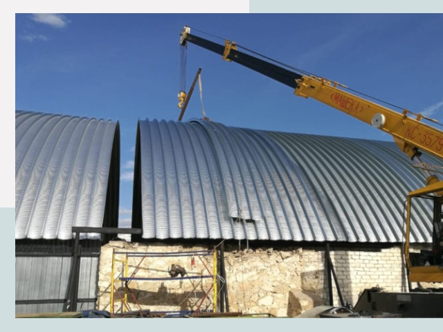 Реконструкция ангаров в Усинске от 614 руб.