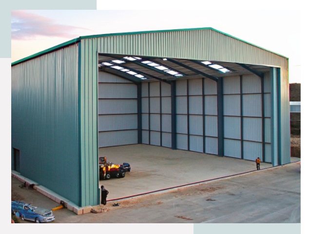 Строительство ангаров в Усинске