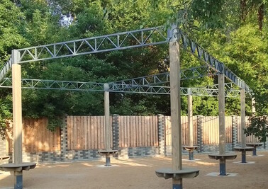 Терраса из металлоконструкций под ключ, проектирование, изготовление и монтаж от СтальСтрой-Снс